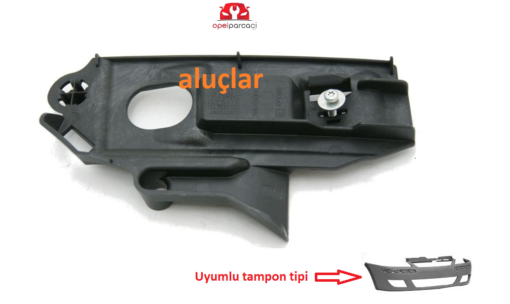 Opel Corsa C - Combo C Ön Tampon Ayağı Sağ 2004 Model Sonrası