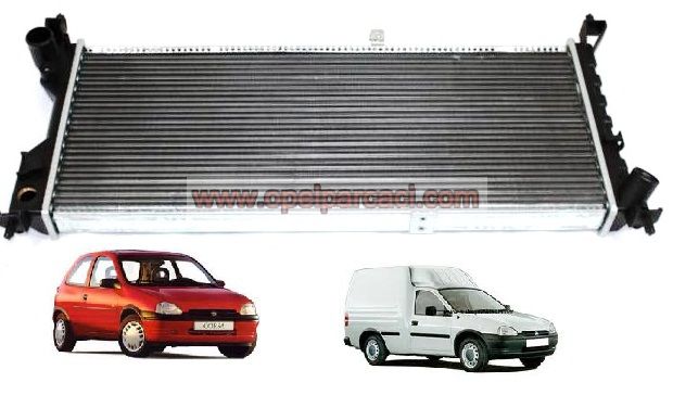 Opel Corsa B - Combo B Su Radyatörü 1.5 - 1.7 Dizel Motorlar MUADİL