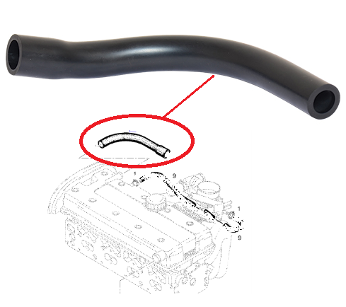 Opel Vectra B 2.0 Motor Havalandırma Hortumu Hava Filtresine