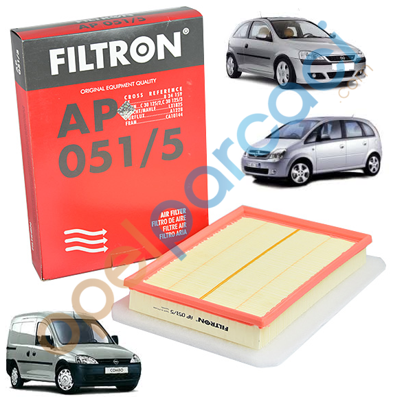 Opel Corsa C - Combo C - Meriva A Süngerli Hava Filtresi DIZEL FILTRON