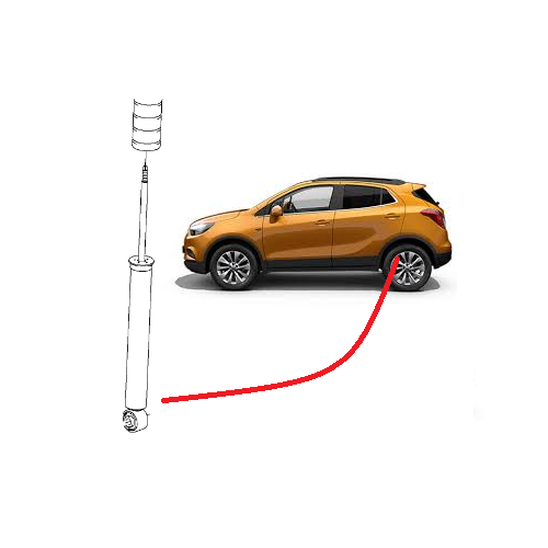 Opel Mokka Arka Amortisör ORIJINAL GM