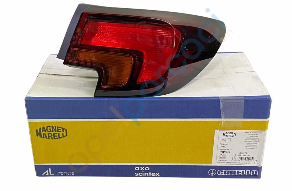 Opel Astra K Stop Lambası Sağ Ledsiz Magneti Marelli