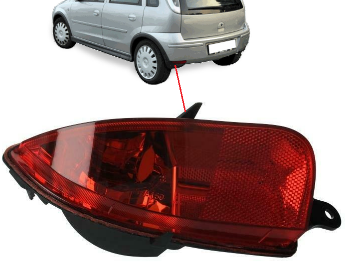 Opel Corsa C Arka Sis Sol 2004 - 2006