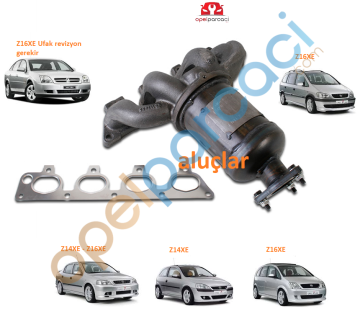 Opel Astra G - Corsa C - Meriva - Zafira A - Vectra C - Vectra B Katalizatör 1.4 - 1.6 Motorlar İTHAL