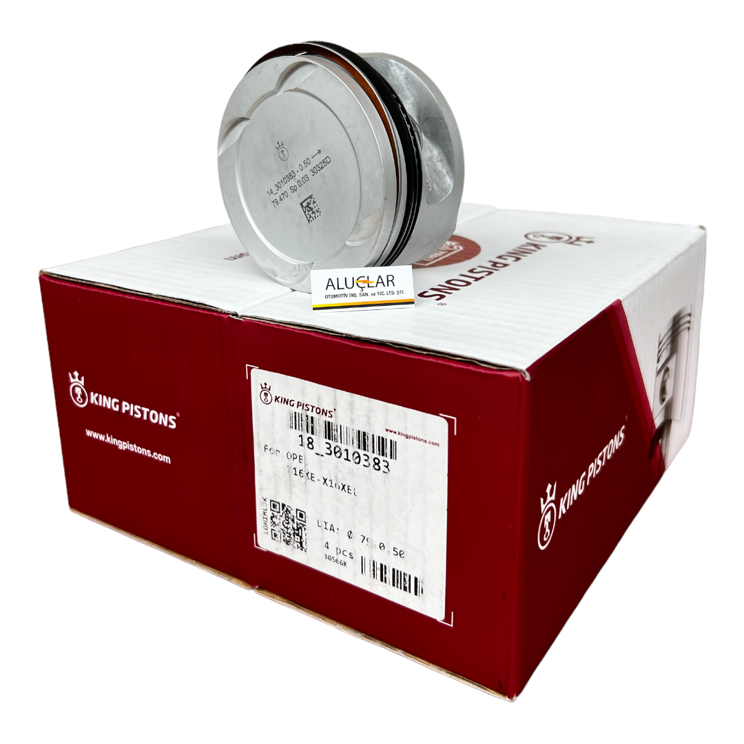 Opel Vectra B 1.6 X16XEL Piston Sekman Takımı 0.50 mm KING