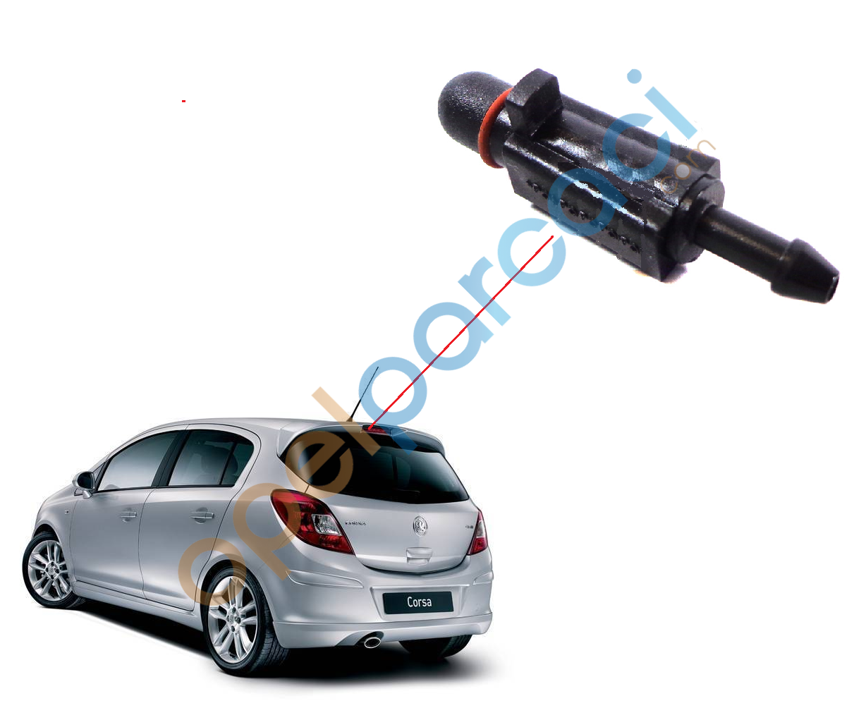 Opel Corsa D Arka Cam Fıskiye Memesi