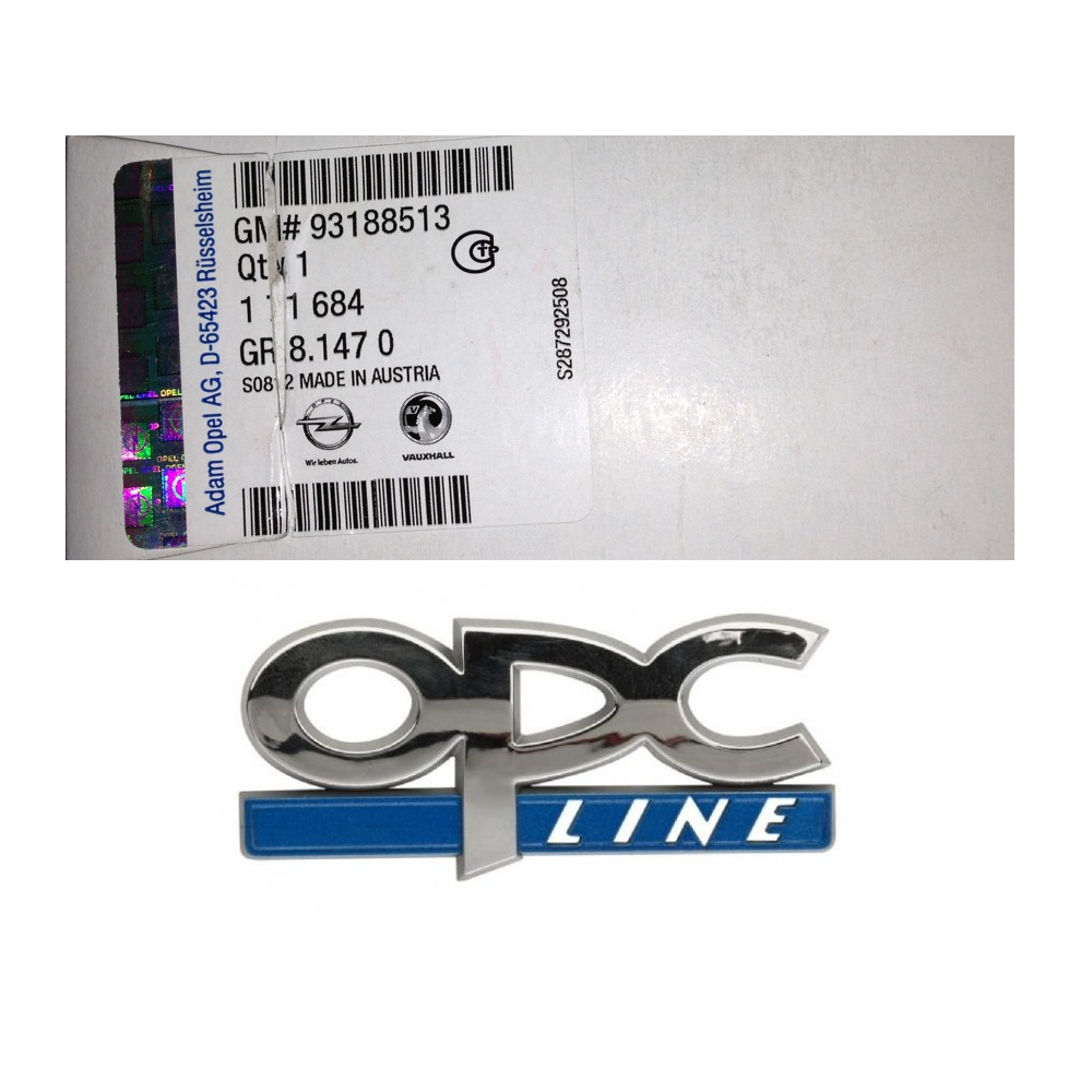 Opel Meriva A OPC LİNE Yazı Orijinal GM