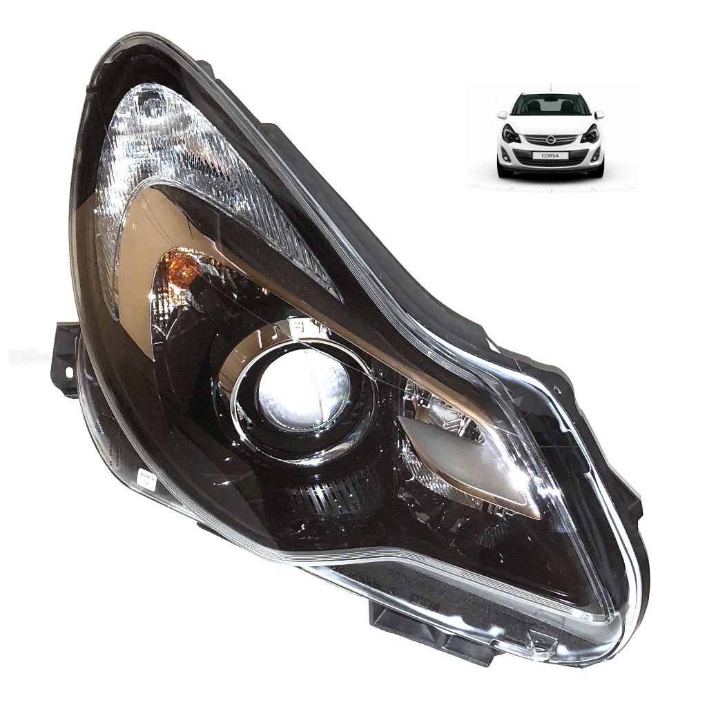 Opel Corsa D OPC Mercekli Far Füme Sol VALEO