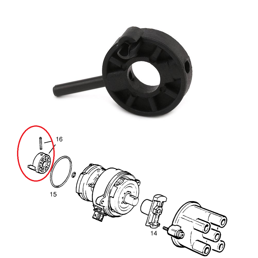 Opel Combo B 1.4 Distribütör Fiberi Bosch Tip