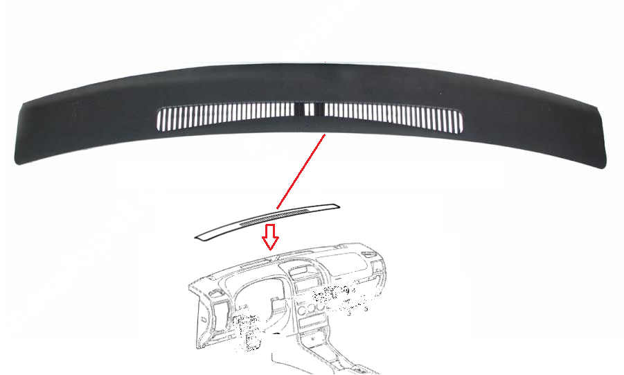 Opel Astra G Cam Önü Kalorifer Havalandırma Izgarası Orijinal GM