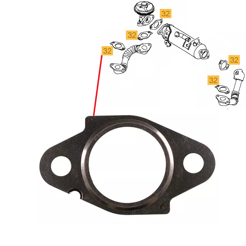 Chevrolet Epica 2.0 Dizel EGR Valf Contası Orijinal