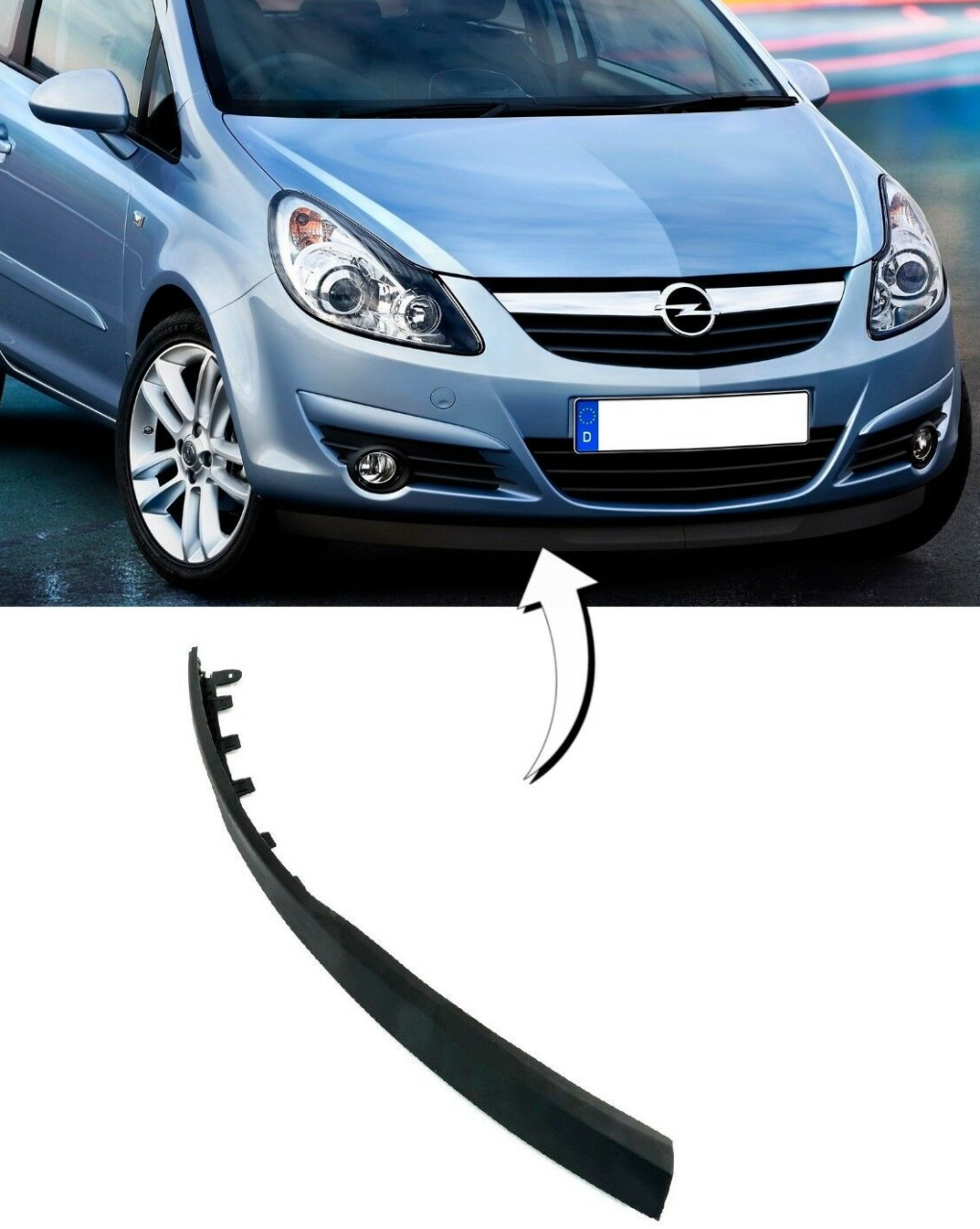 Opel Corsa D Ön Tampon Alt Lastiği SAĞ