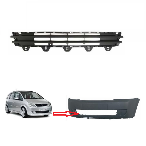 Opel Meriva A Ön Tampon Orta Alt Izgarası