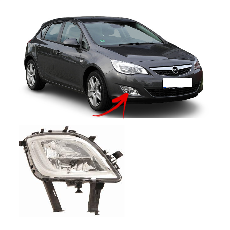 Opel Astra J Sis Farı ve Sinyal Ön Sağ DEPO