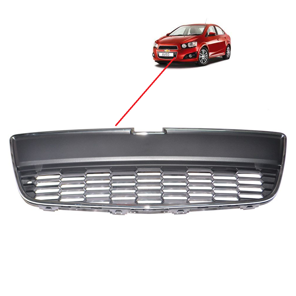 Chevrolet Aveo T300 Ön Tampon Alt Izgara Panjur