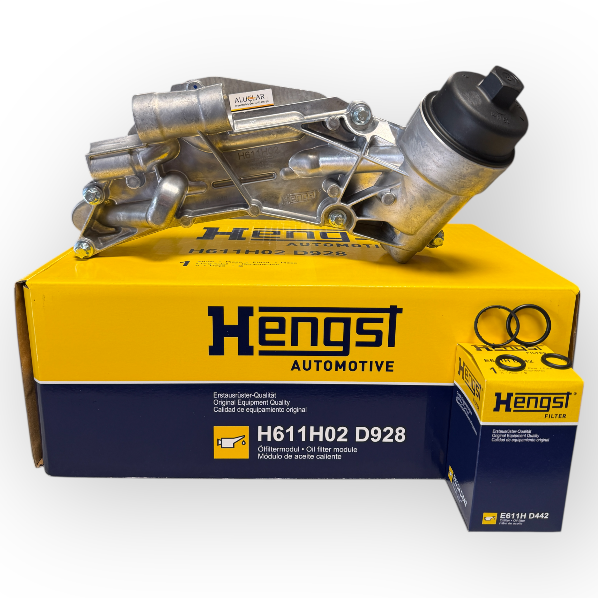 Opel Astra H 1.6 Benzinli Yağ Soğutucu Komple HENGST