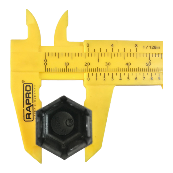 Bijon Kapağı Plastik 17mm SIYAH