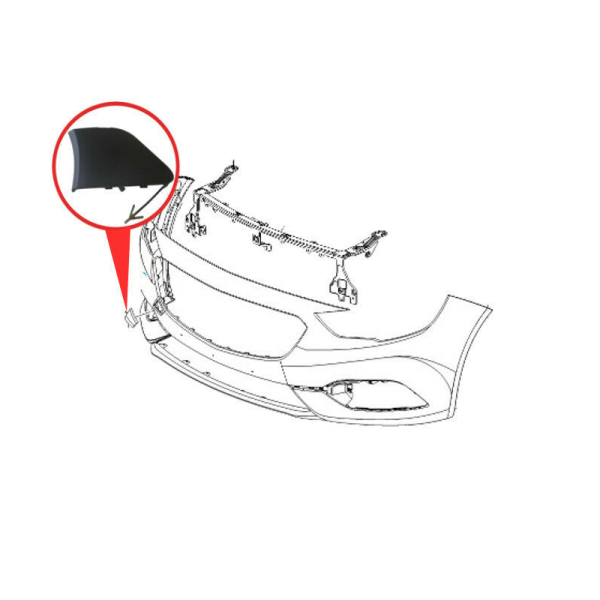 Opel Insignia B Ön Tampon Çeki Demir Kapağı