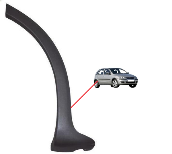 Opel Corsa C Arka Çamurluk Ağız Bakaliti, Dodik SAĞ 2004 Model ve Sonrası