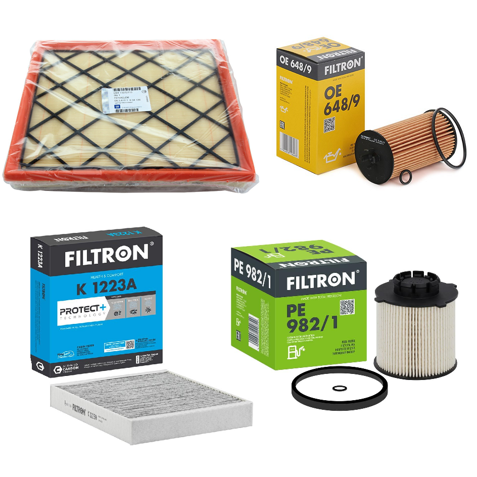 Opel Astra J 1.6 Dizel Periyodik Bakım Filtre Seti Komple