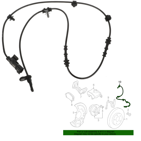 Opel Insignia B Ön Abs Sensörü Orijinal