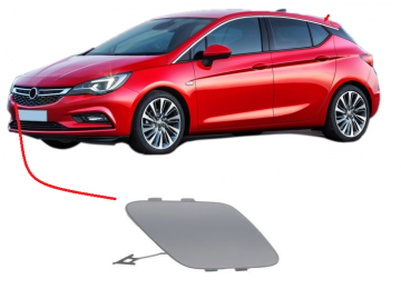 Opel Astra K Ön Tampon Çeki Kapağı
