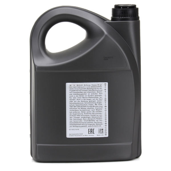 Opel 10W40 Motor Yağı 5 LT GM Orijinal ALMAN 2021