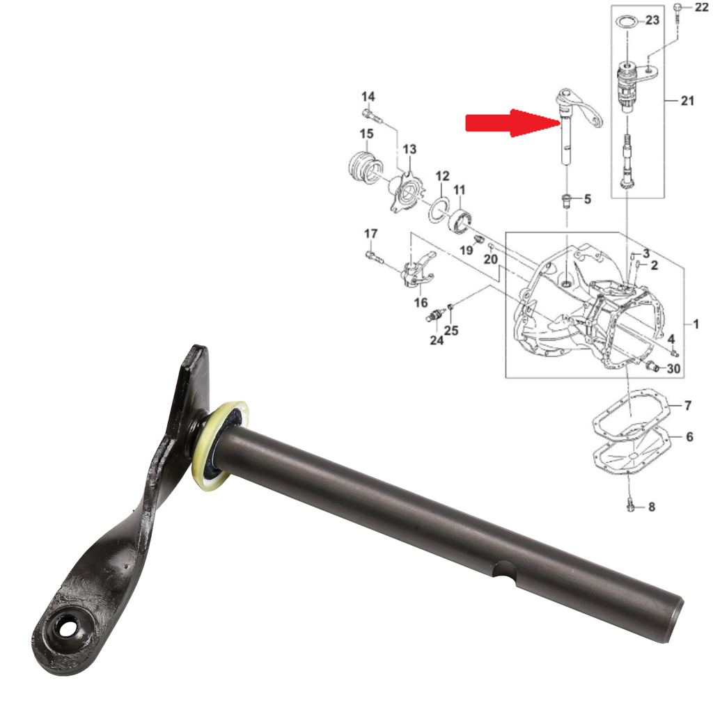 Chevrolet Kalos Debriyaj Çatal Mili Oem