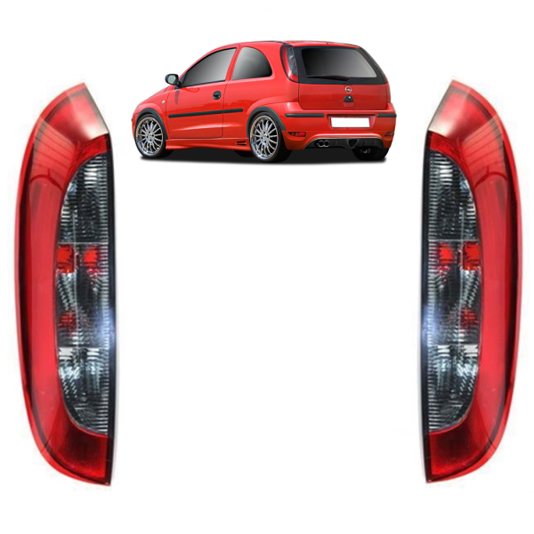 Opel Corsa C Stop Lambası Sağ / Sol Takım Kırmızı