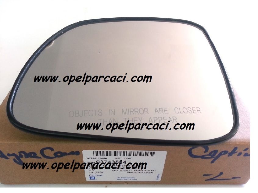 Chevrolet Captiva Ayna Camı Sol GM