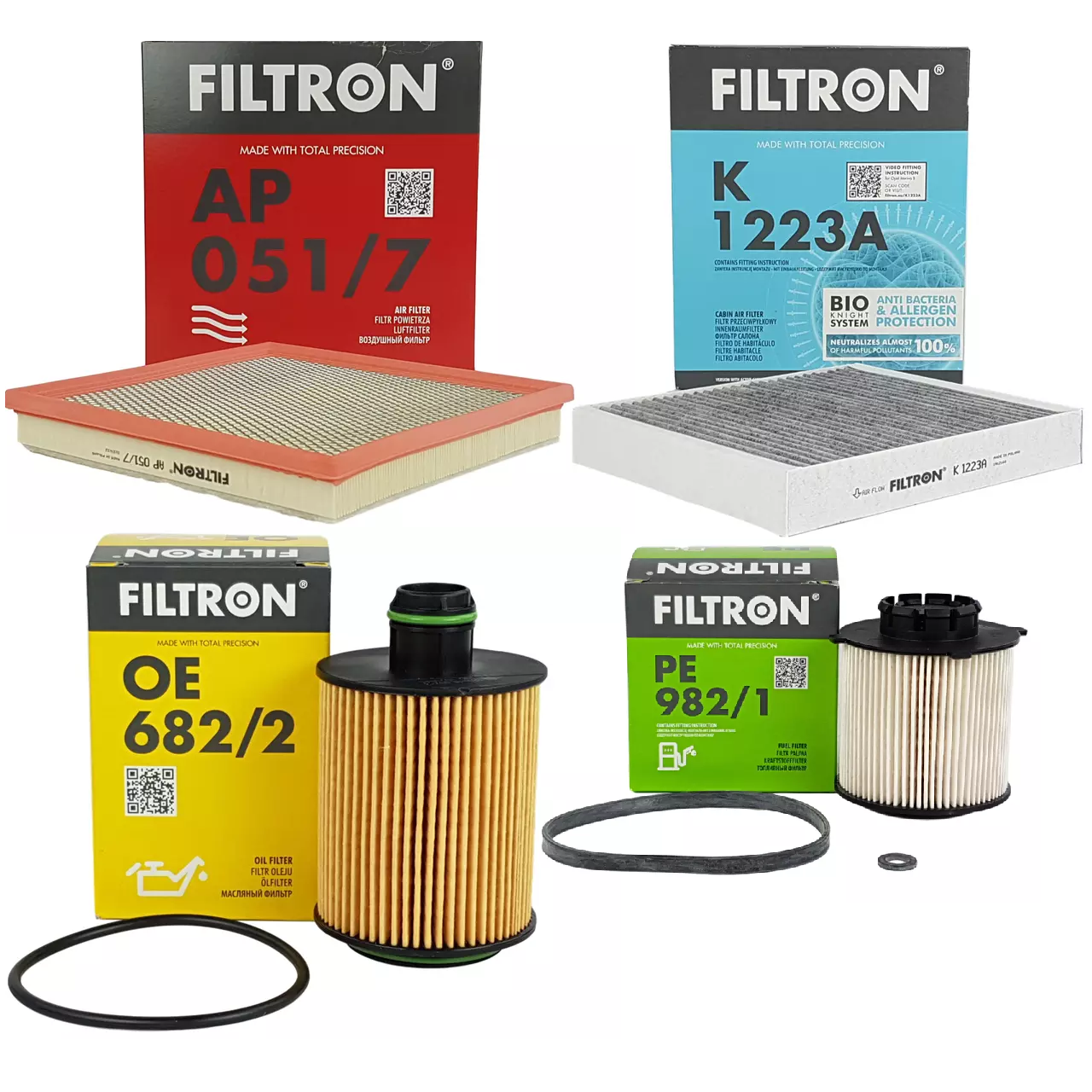 Opel Astra J 1.3 Dizel Periyodik Bakım Filtre Seti Karbonlu FILTRON