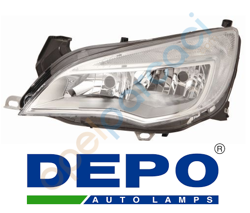 Opel Astra J Far SOL Krom TANIM KOD ( AC1 ) DEPO
