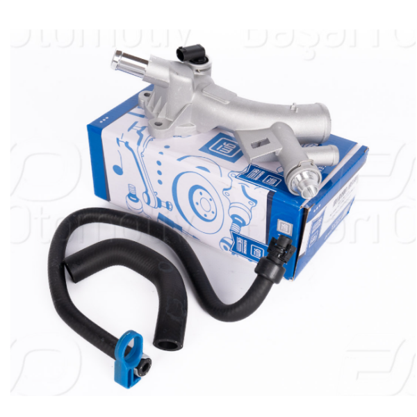 Opel Astra J 1.4 Turbo Termostat Gövdesi Su Flanşı Metal Borulu