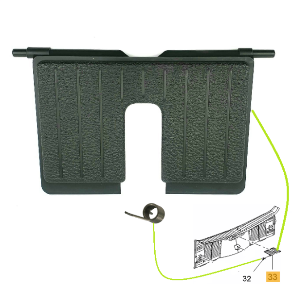 Opel Astra J HB Arka Bagaj Kilit Alt Kapağı Yaylı Orijinal GM