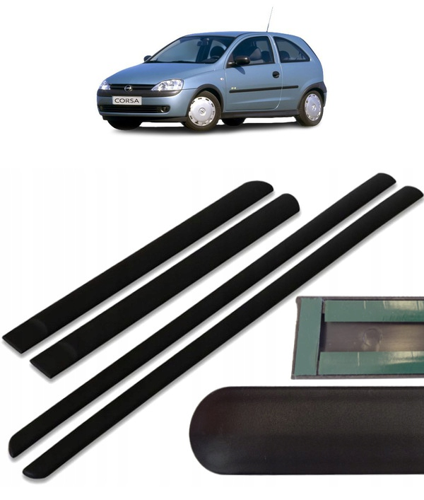 Opel Corsa C 3 Kapı Kapı Çıta Takımı Füme