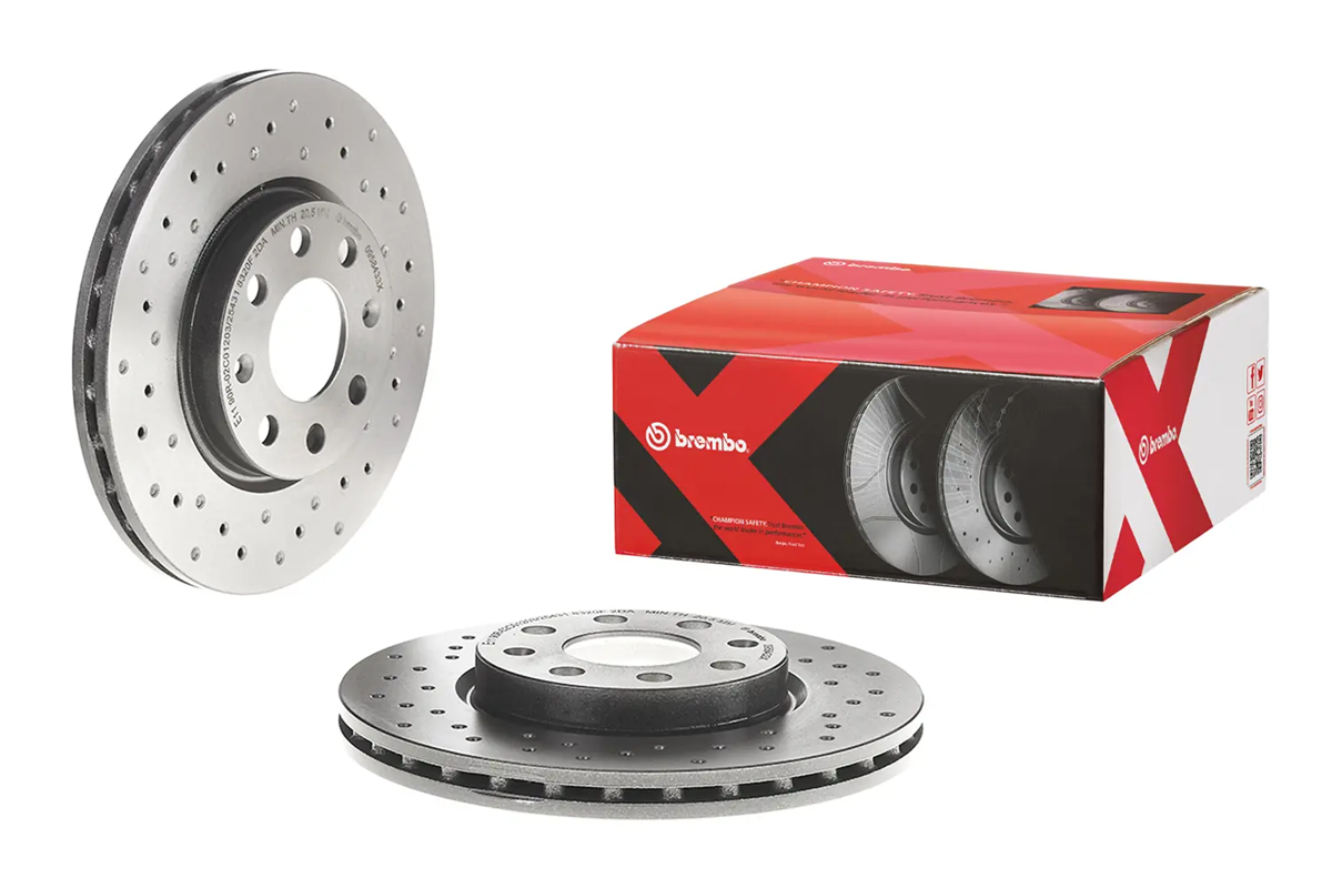 Opel Corsa D Performans Delikli Fren Disk Takımı BREMBO