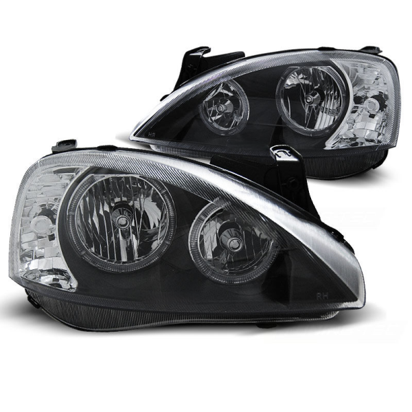 Opel Corsa C Angel Eyes Far Siyah Takım ECE Onaylı ***ÇOK YAKINDA***