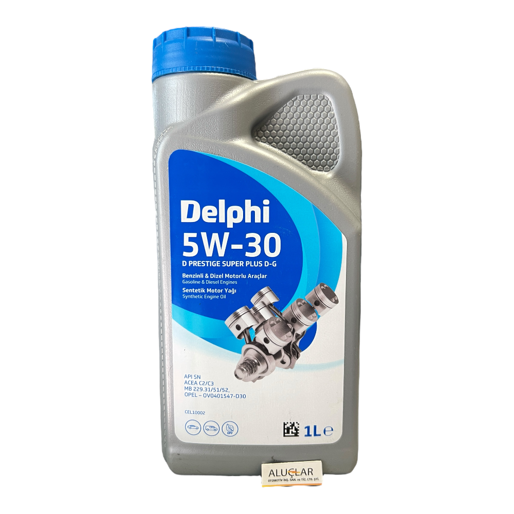 Delphi 5W30 Partiküllü Motor Yağı Dexos2 1 Litre C3
