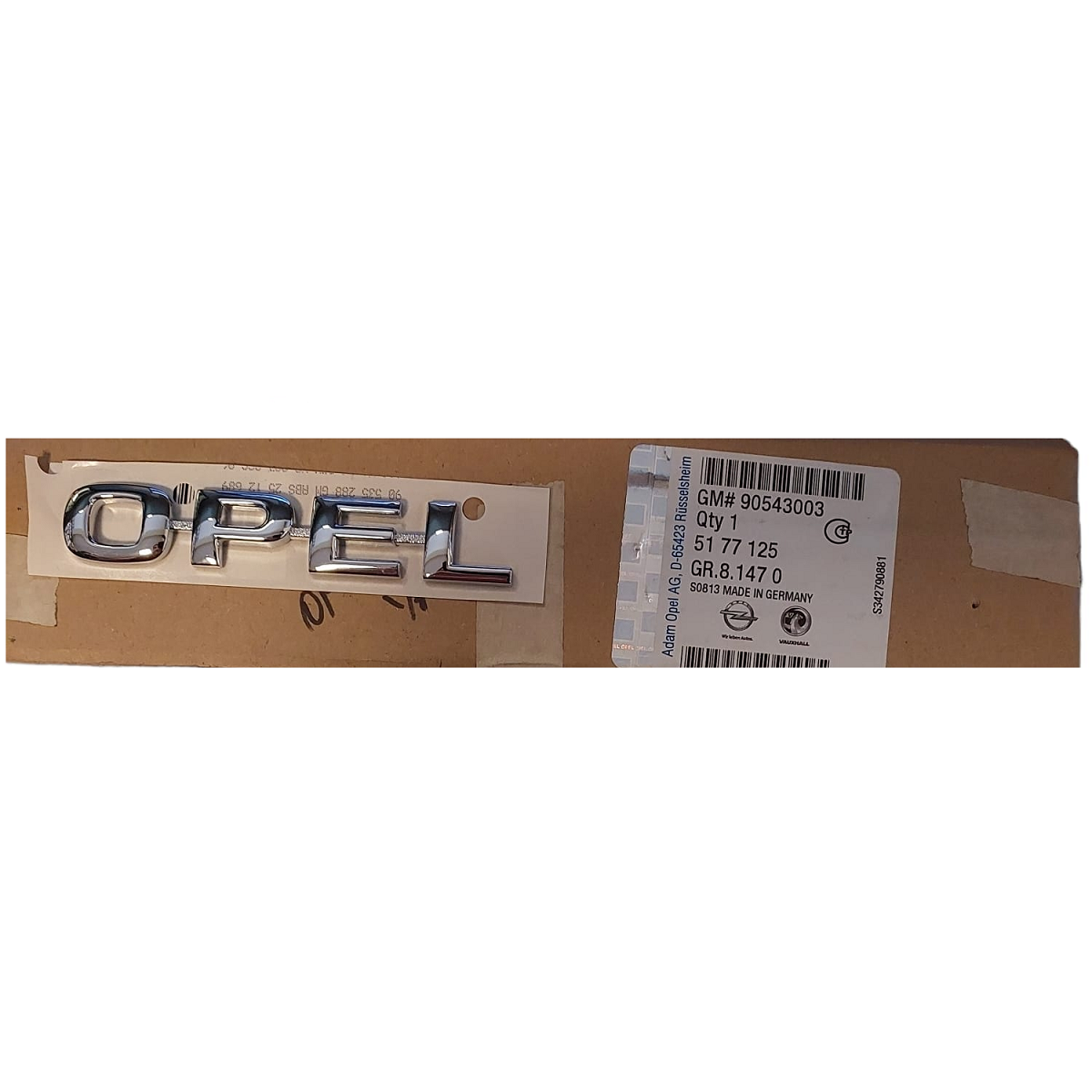 Opel Corsa B '' OPEL '' Bagaj Yazısı Orijinal GM
