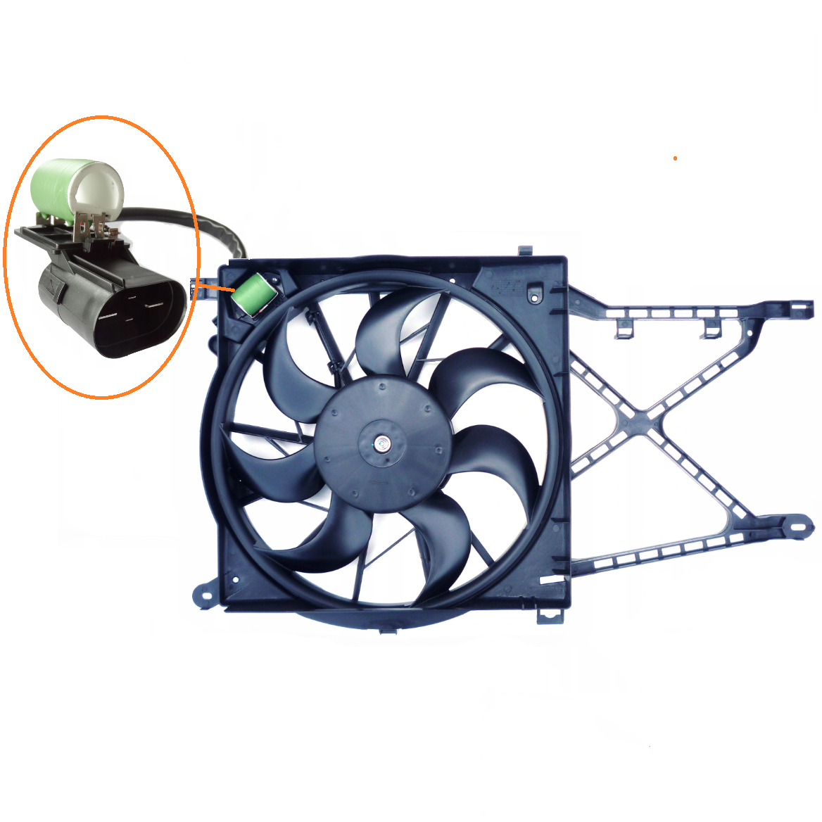 Opel Astra H 1.6 Twinport Fan Motoru 4 Fişli Davlumbazlı