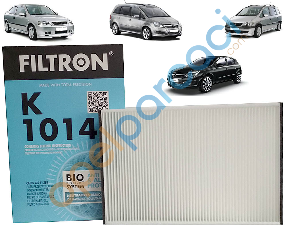 Opel Astra G - Zafira A - Astra H - Zafira B Polen Filtresi Dikdörtgen FILTRON