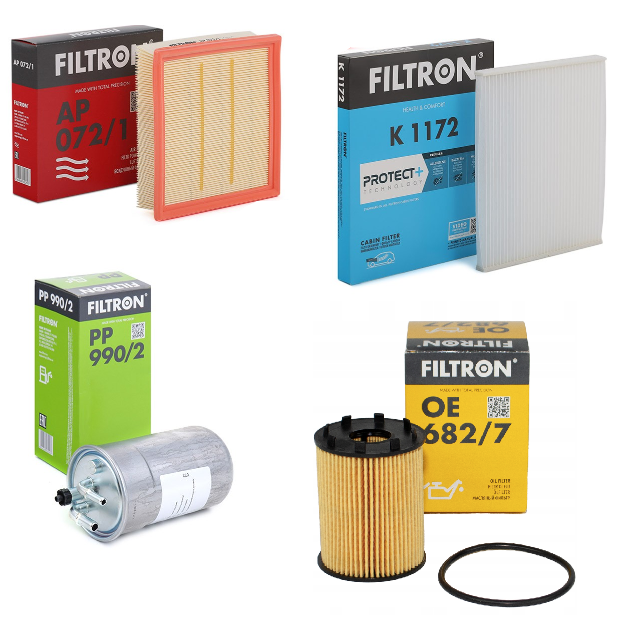 Opel Corsa E 1.3 Dizel Periyodik Bakım Filtre Seti Tırnaklı FILTRON