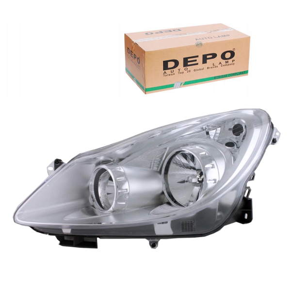 Opel Corsa D Sol Far Krom 2007 - 2010 DEPO