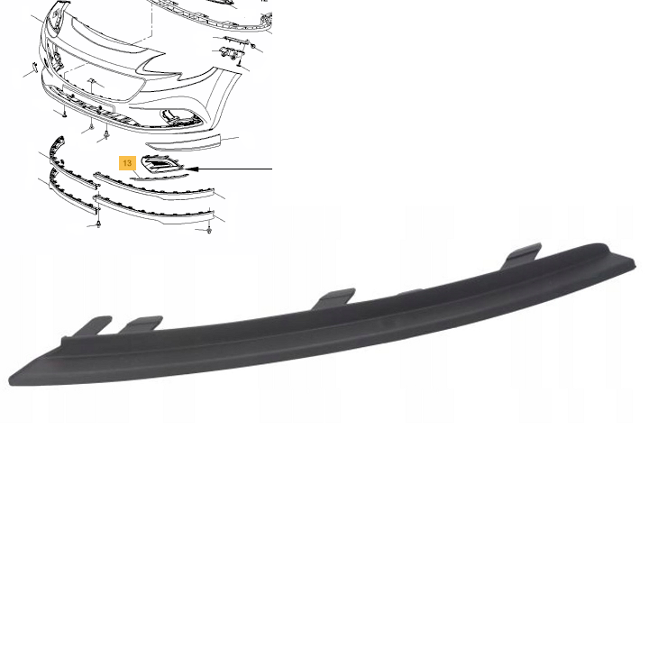 Opel Corsa E Sis Far Çıtası Sol