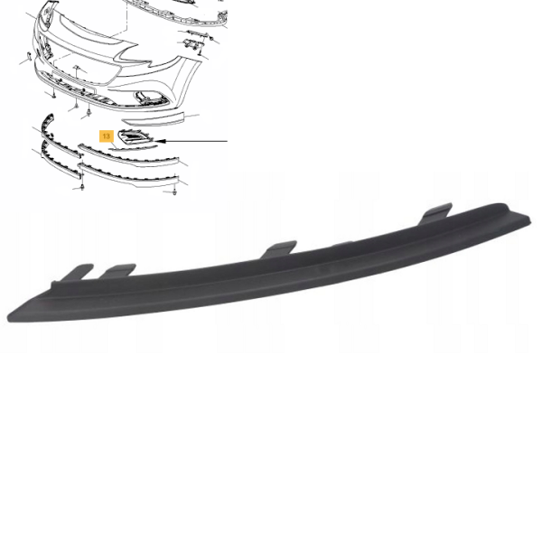 Opel Corsa E Sis Far Çıtası Sol