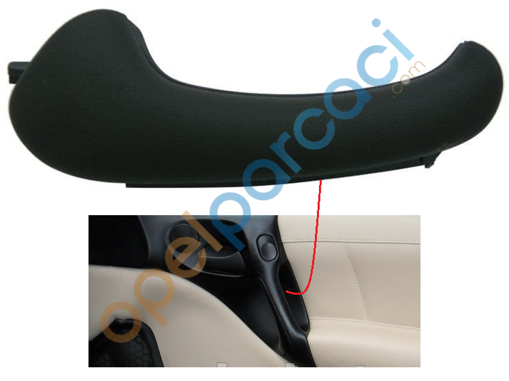 Opel Vectra B İç Kapı Tutamak Elcik Ön Sağ (Yolcu tarafı)