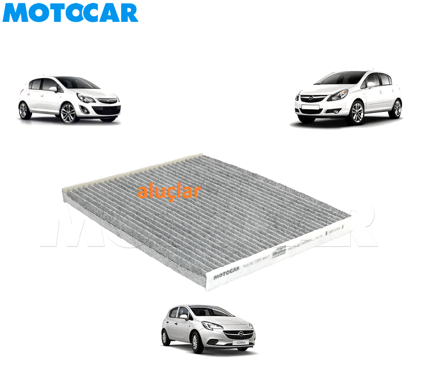 Opel Corsa D - Corsa E Polen Filtresi KARBONLU