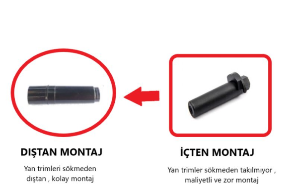Opel Astra H Pandizot Pimi Dıştan Geçme Çift