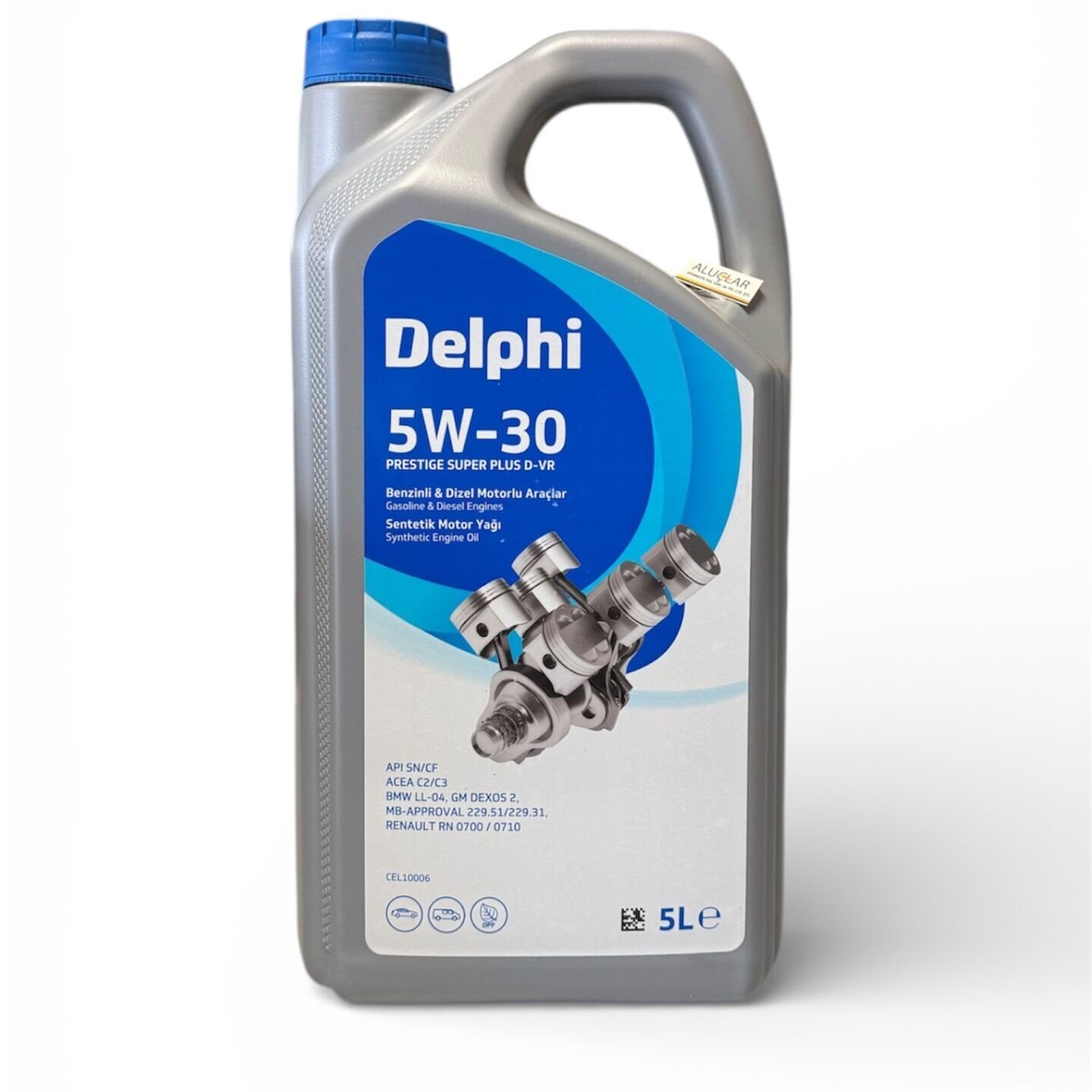 Delphi Motor Yağı 5W30 Dexos 2 5 Litre