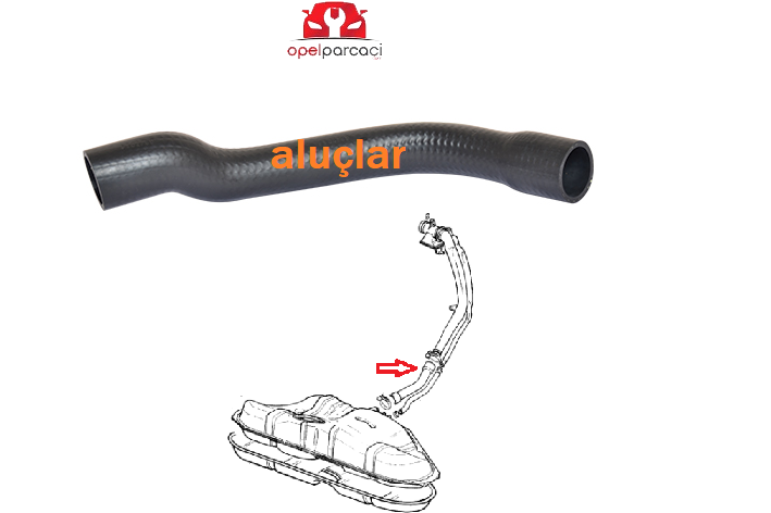 Opel Yakıt Depo Dolum Hortumu Vectra B KALIN